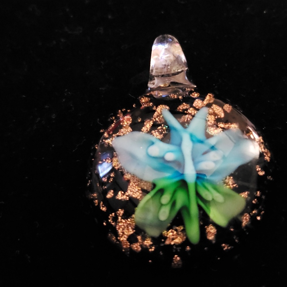 Glass charm